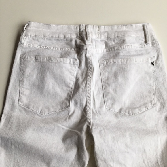 Rachel Roy Women Size 30 Crop Skinny White Jeans - Picture 3 of 10